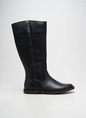 Cizme țesătură satinată toc plat până la 3 cm negru KICKERS femeie