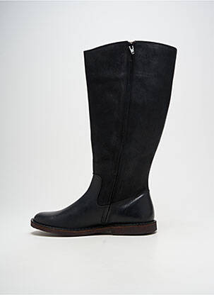 Cizme țesătură satinată toc plat până la 3 cm negru KICKERS femeie