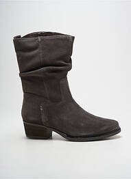 Botine/ghete cubanez toc de 4 la 6 cm gri JANA femme