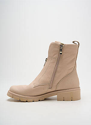Botine/ghete material neted toc plat până la 3 cm bej ARA femeie