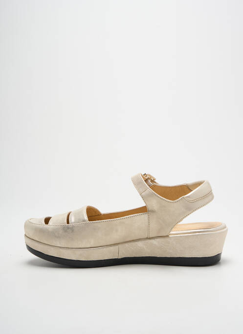 Sandale/Pantofi decupați auriu ALIWELL femeie