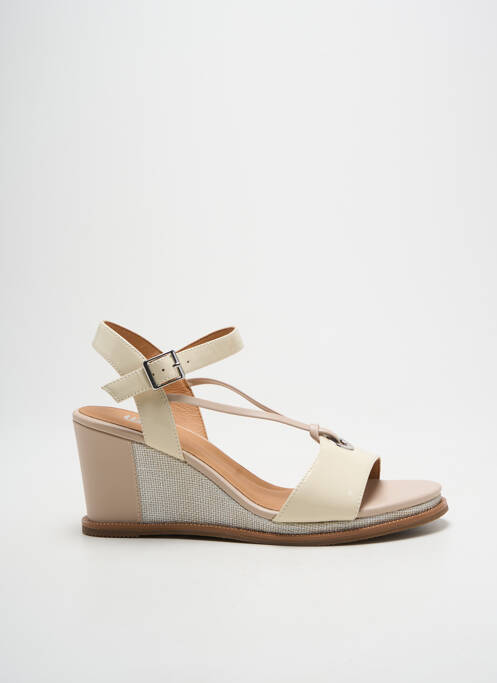 Sandale/Pantofi decupați bej FUGITIVE BY FRANCESCO ROSSI femeie