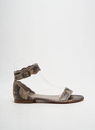 Sandale/Pantofi decupați bej SMS femeie