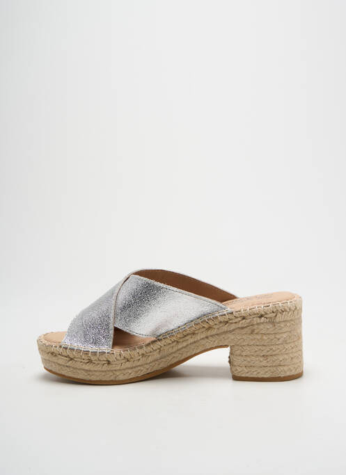 Espadrile argintiu LA MAISON DE L'ESPADRILLE femeie