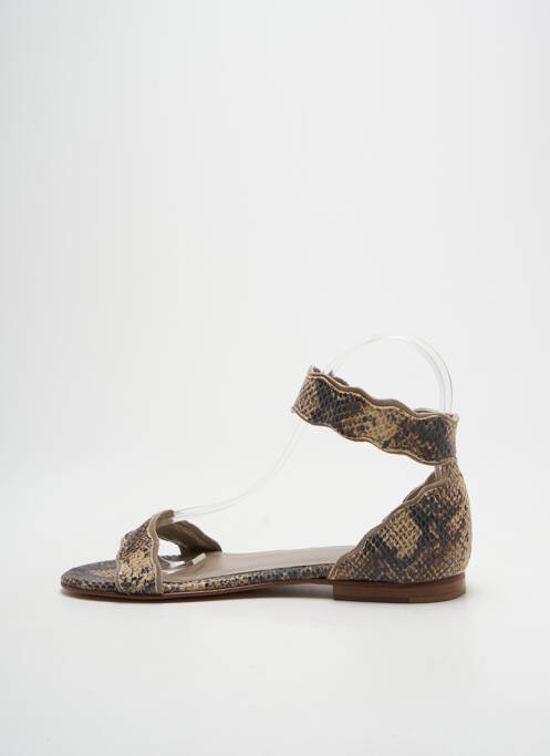 Sandale/Pantofi decupați bej SMS femeie