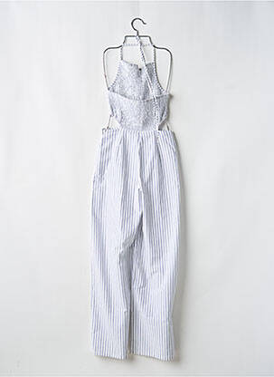 Salopetă-pantalon fără mâneci fără mâneci alb TIFFOSI fată