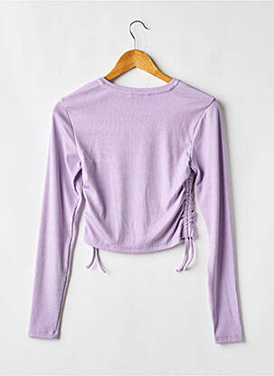 Tricou croială cambrată mâneci lungi violet TIFFOSI fată