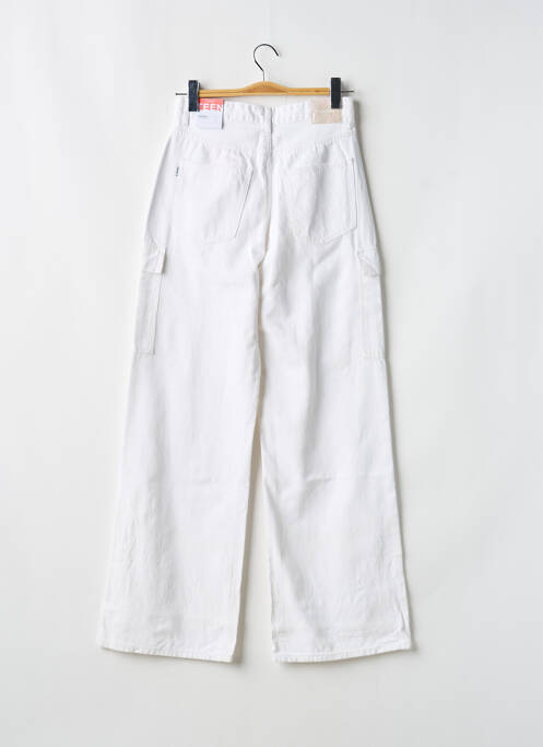 Blugi cu croială largă alb TIFFOSI femeie