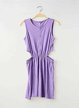 Rochie midi fără mâneci fără mâneci violet TIFFOSI fată