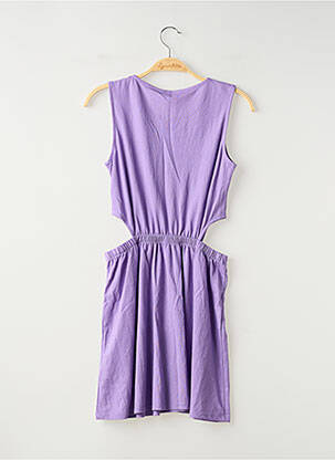 Rochie midi fără mâneci fără mâneci violet TIFFOSI fată