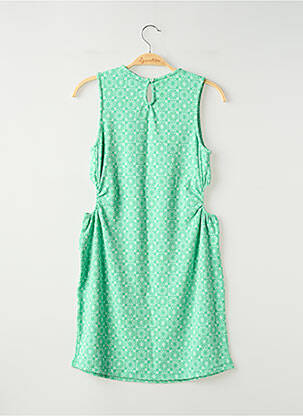 Rochie midi fără mâneci fără mâneci verde TIFFOSI fată