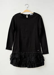 Rochie scurtă mâneci lungi mâneci lungi negru MAYORAL fată