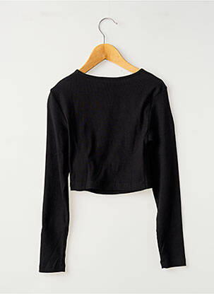 Top guler rotund mâneci lungi negru TIFFOSI femeie