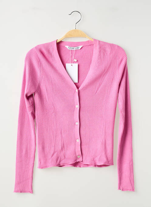 Vestă cu mâneci lungi roz TIFFOSI fată