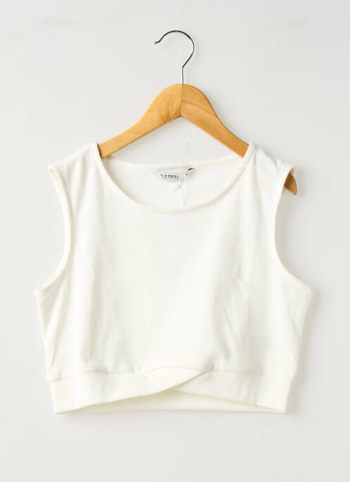 Top alb TIFFOSI fată