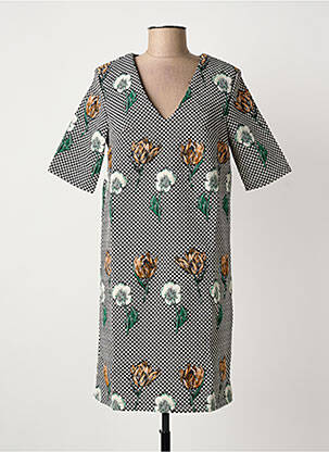 Rochie scurtă mâneci scurte mâneci scurte negru IL QUARTO STILE femeie