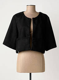 Bolero guler rotund negru IL QUARTO STILE femme