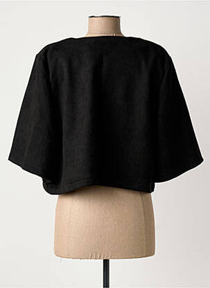 Bolero guler rotund negru IL QUARTO STILE femeie