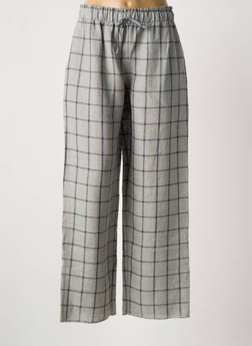 Pantalon larg gri IL QUARTO STILE femeie
