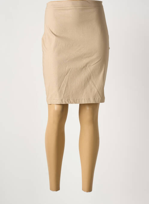 Fustă scurtă bej IL QUARTO STILE femeie