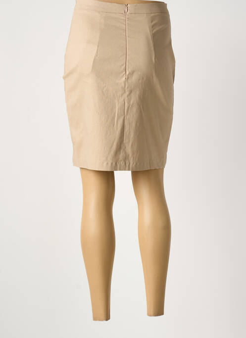 Fustă scurtă bej IL QUARTO STILE femeie