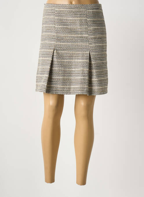 Fustă scurtă bej IL QUARTO STILE femeie