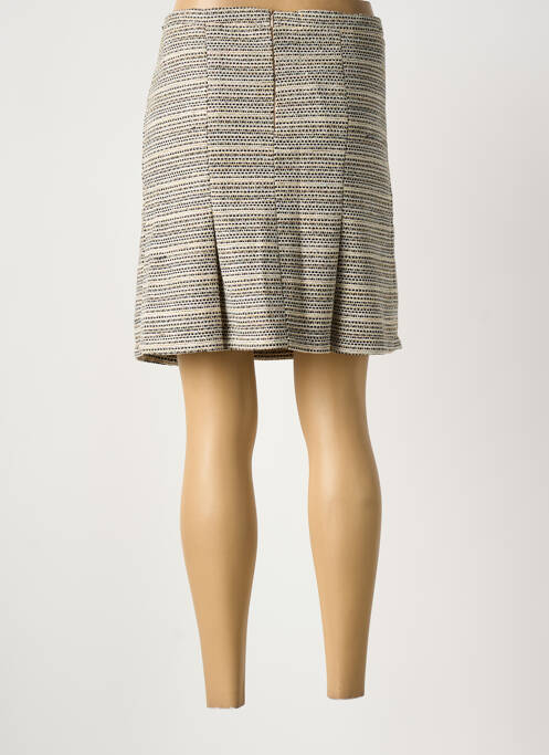 Fustă scurtă bej IL QUARTO STILE femeie