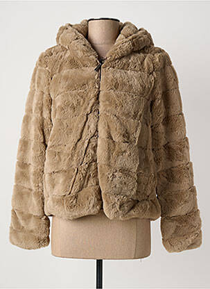 Palton scurt bej TRUSSARDI JEANS femeie