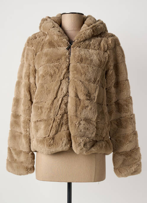 Palton scurt bej TRUSSARDI JEANS femeie