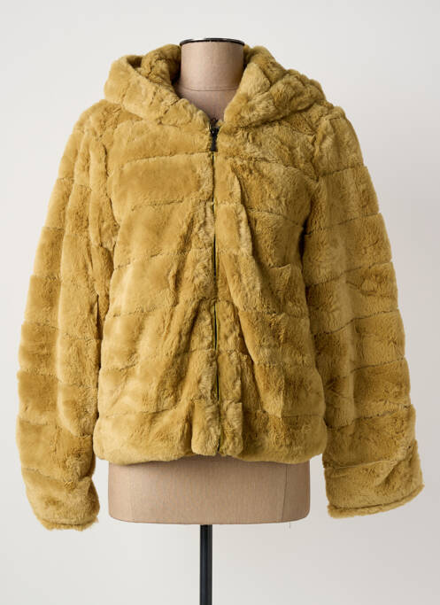 Palton scurt galben TRUSSARDI JEANS femeie