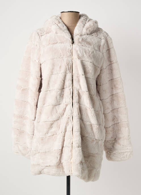 Palton lung bej TRUSSARDI JEANS femeie