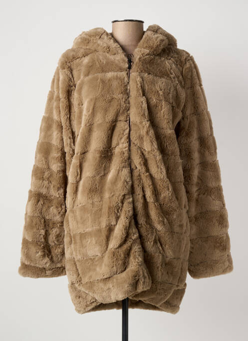 Palton lung maro TRUSSARDI JEANS femeie