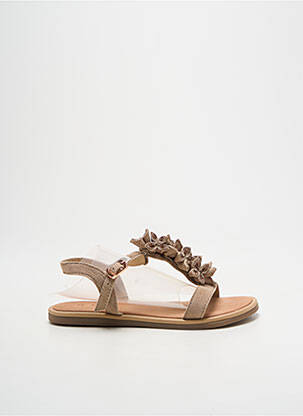 Sandale/Pantofi decupați bej MOD8 fată