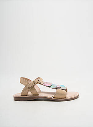 Sandale/Pantofi decupați auriu LITTLE MARY fată