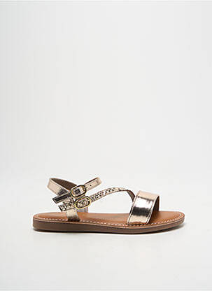 Sandale/Pantofi decupați auriu L'ATELIER TROPÉZIEN fată