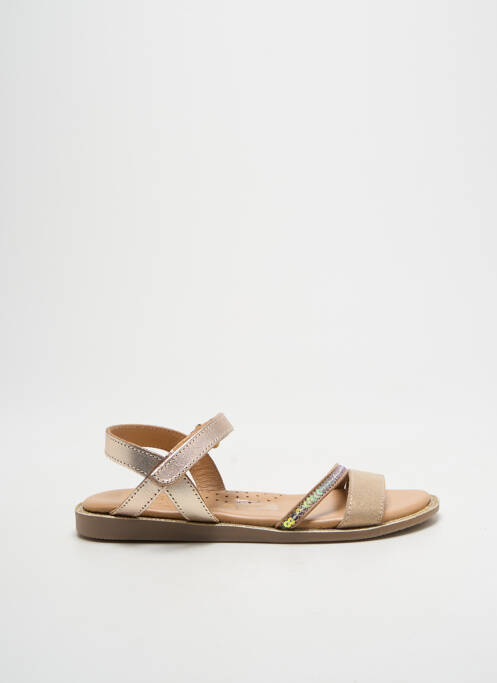 Sandale/Pantofi decupați auriu LITTLE MARY fată