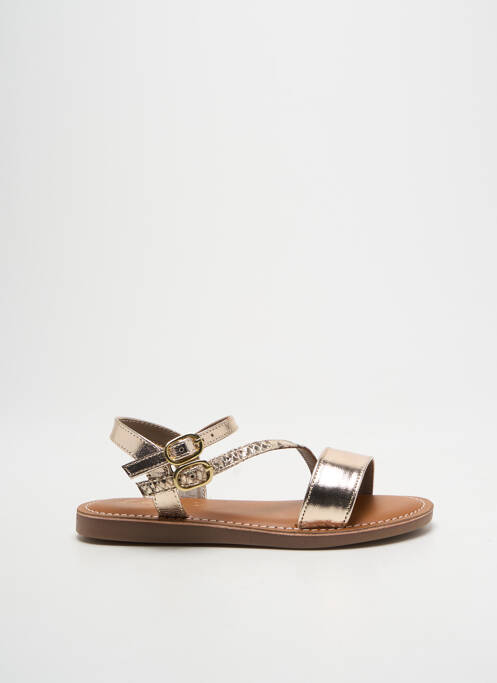 Sandale/Pantofi decupați auriu L'ATELIER TROPÉZIEN fată