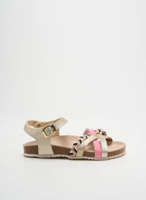 Sandale/Pantofi decupați auriu REQINS fată