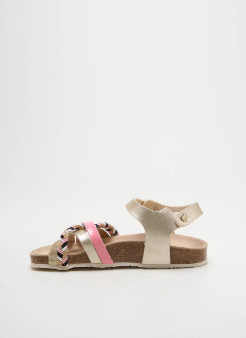 Sandale/Pantofi decupați auriu REQINS fată