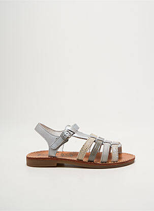 Sandale/Pantofi decupați gri INTREPIDES PAR BABYBOTTE fată