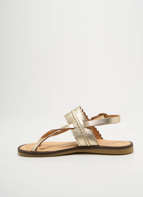 Șlapi auriu BISGAARD fată