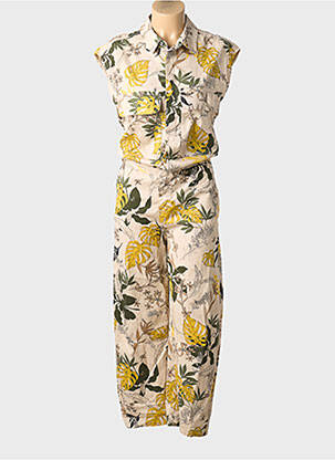 Salopetă-pantalon galben PLEASE femeie