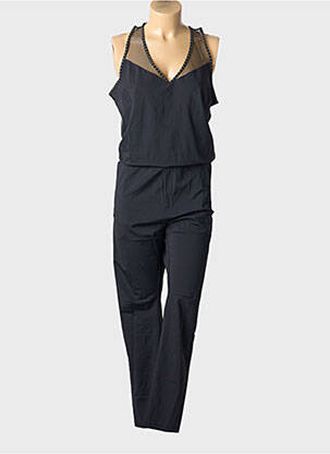Salopetă-pantalon fără mâneci fără mâneci negru HBT femeie