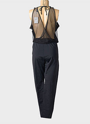Salopetă-pantalon fără mâneci fără mâneci negru HBT femeie