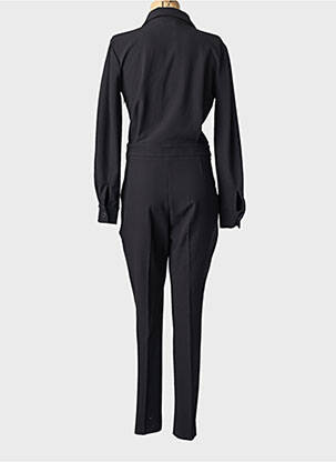 Salopetă-pantalon buzunare mâneci lungi negru MORGAN femeie