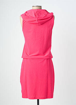 Rochie midi fără mâneci fără mâneci roz HBT femeie