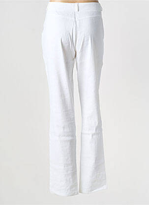 Pantalon drept țesătură crep mărime normală alb ORIGINALS BY SCAPA femeie