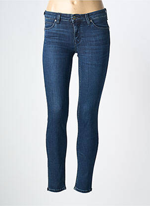 Blugi skinny elasticitate talie joasă albastru HBT femeie