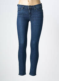 Blugi skinny elasticitate talie joasă albastru HBT femme