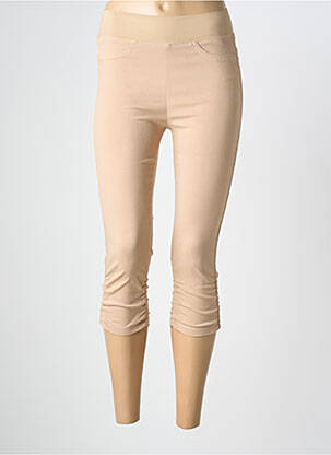 Jegging țesătură poplin mărime normală bej B.YOUNG femeie